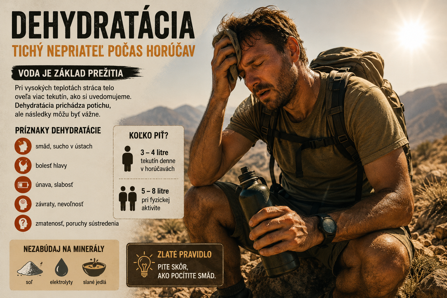 horúčava dehydratacia